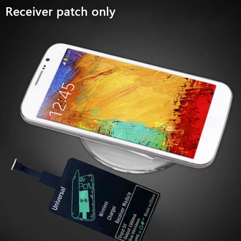 Type-C Wireless Charging Receiver Fast And Stable Charging Ultra Thin Patch Charger Adapter For Samsung Huawei Xiaomi