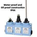 Limit Switch CNTD CSA 003 Roller Plunger Actuator IP66 10A 250VAC 1NO1NC Metal Housing Travel Switch for Industrial Control Mach