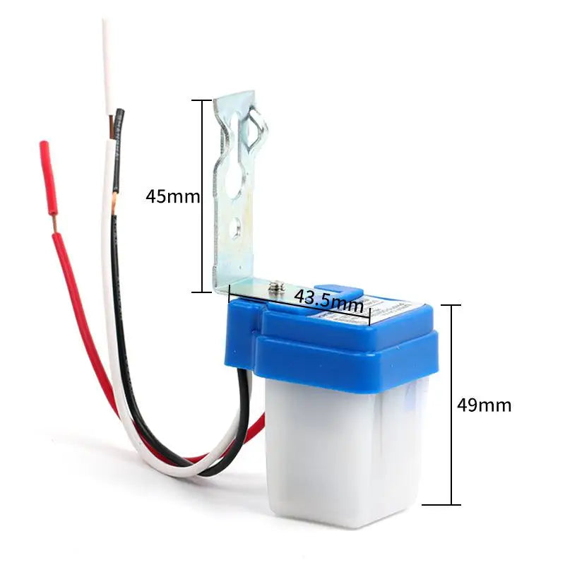 * New Sale 1Pcs Auto On/Off Photocell Street Light Switch Waterproof Photo Control Sensor Switch AC220V 10A Automatic Switch
