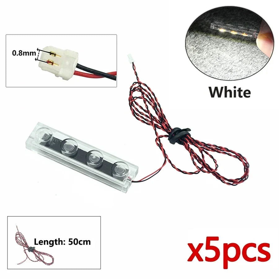 Flash Lamp City Street Light Bricks DIY 0.8mm Pin 1x1 1x2 1x4 Length 50cm SMD LED 2835  Remote Control Building Block