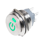 Metal Toggle Rocker Switch On Off 220v 12v 6v 22mm 2NO 4pin Latching Fixed 16A High Current LED Light Switch Car Boat Motorcycle