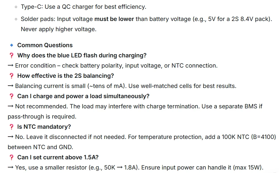 1-10PCS Type-C BMS with Balance Charging 15W Fast Charge Li-ion Battery Boost Module 2S 3S 8.4V 12.6V for DIY Charger PCB Board