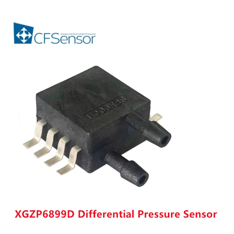 XGZP6899D differential pressure sensor 1kPa dual inlet airway ventilator pressure sensor air pressure flow I2C