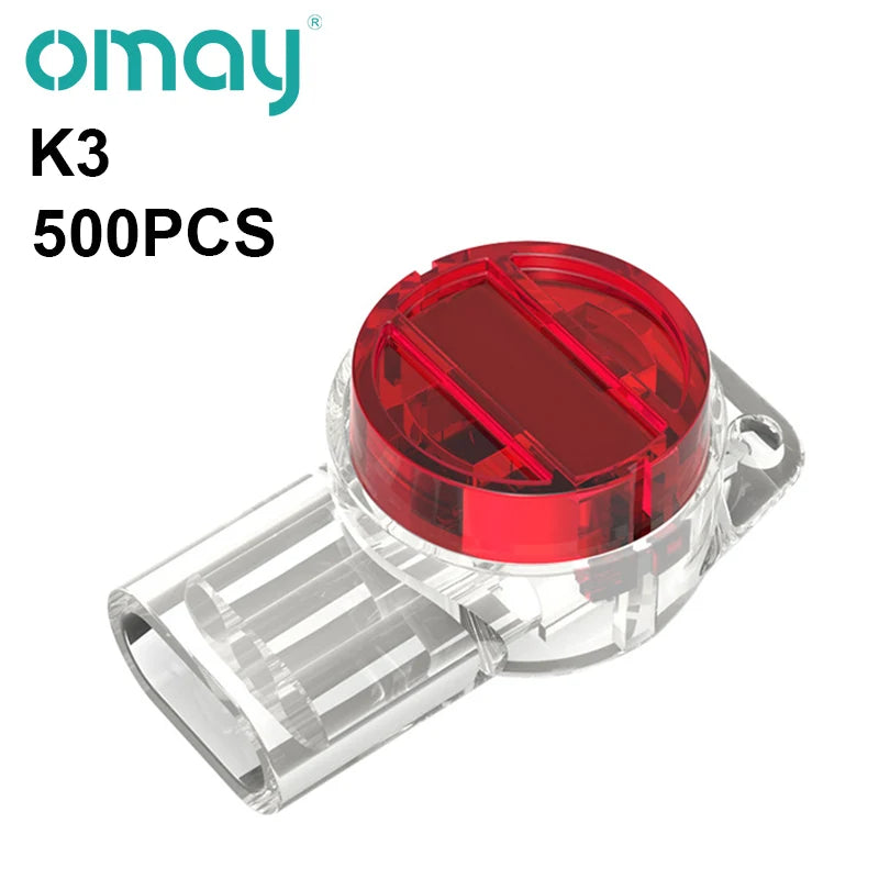 K1 K2 K3 Connector Crimp Connection RJ45 RJ11 Waterproof Wiring Ethernet Telephone Cable Cord Network Terminals 500/1000pcs