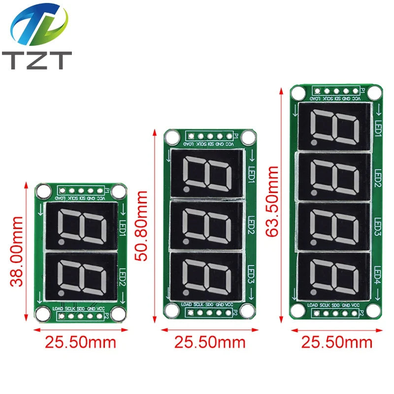 Static Drive 2 3 4 Segment Digital Tube LED Display Module 2 Digital 74HC595 Tube 100% New original For Arduino