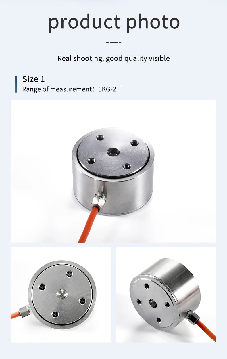 Micro Load Cell Tension Push Sensor Weight Compression Force Sensor Load Cell Weight Touch Sense System Adapts 5kg 10kg 20kg
