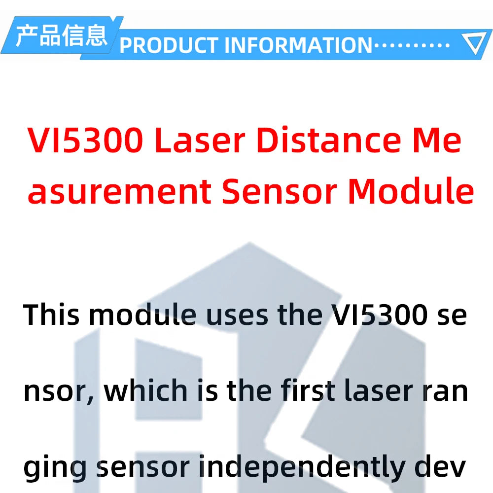 EGBO VL53L0X/VL53L1X Replacement Sensor - 4m ToF Laser Ranging Module with Cover Compatible with Arduino