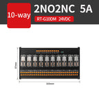 ENMG PNP/NPN Intermediate Relay Module G2R-1-E Control Module DC 24VDC One Open One Closed 16A 8/16 Way Screw Type Spring Inline