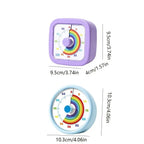 60 Minutes Visual Timer Round/Square Visualization Countdown Alarm Clock Ultra Silent Self-discipline Kitchen Timer Indoor