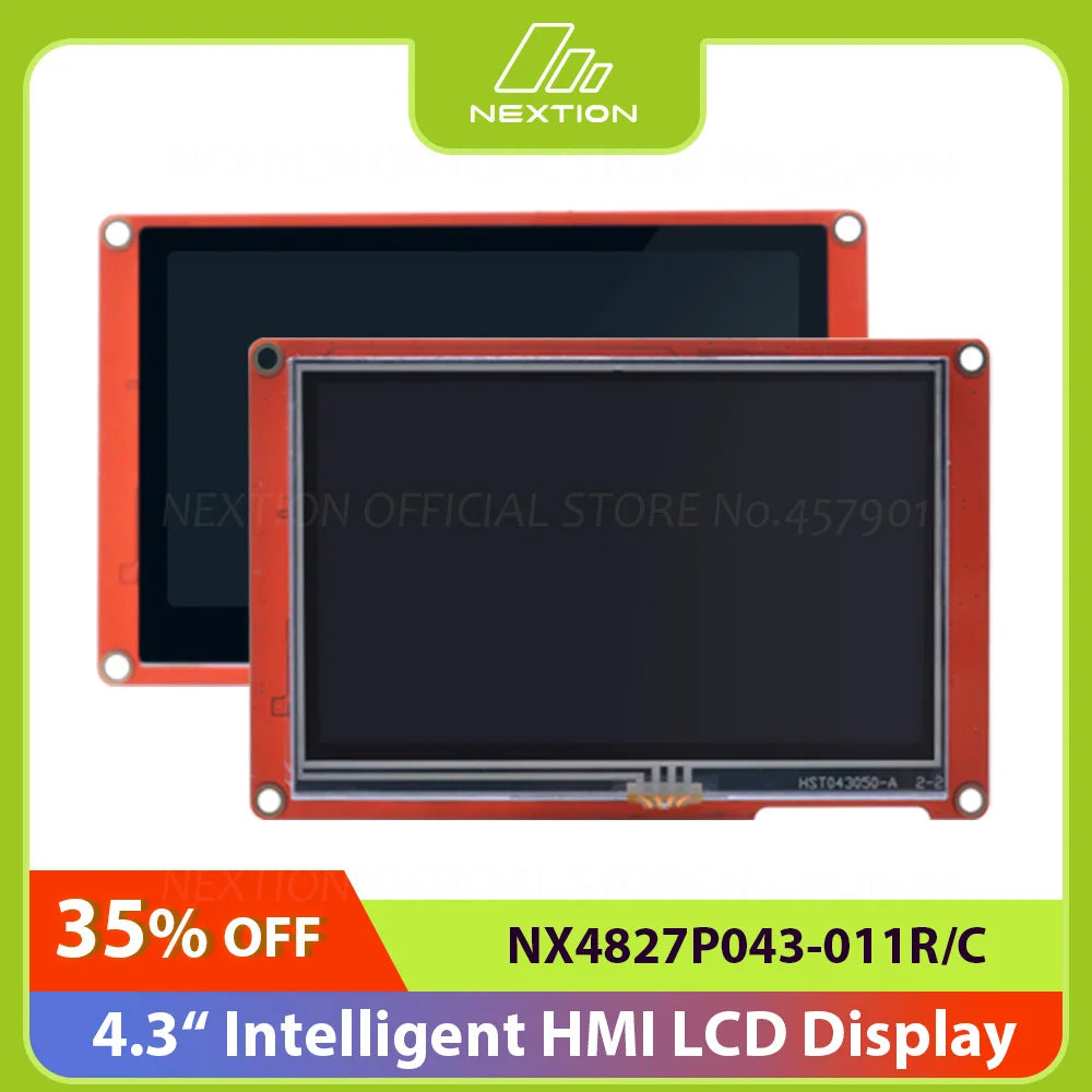 NEXTION 4.3 Inch LCD-TFT HMI Display Module Intelligent Series RGB 65K Color Capacitive/Resistive Touch Panel Without Enclosure