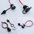 JCD 2/4/5Pin Type C Connector With Line Nut Locking Plate PH 2.0 Waterproof Cap High Current Fast Charging Jack USB C Port