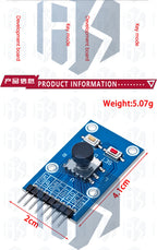 ‌"5-Way Navigation Button Module with Joystick Control for Arduino/AVR/MCU - 5D Rocker Game Controller & Independent Keypad