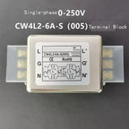 New 220V AC Anti-interference Power Supply EMI Filter CW4L2 CW4L2-20A-S CW4L2-6A-S CW4L2-10A-S CNC Purifier for Enhanced Perform