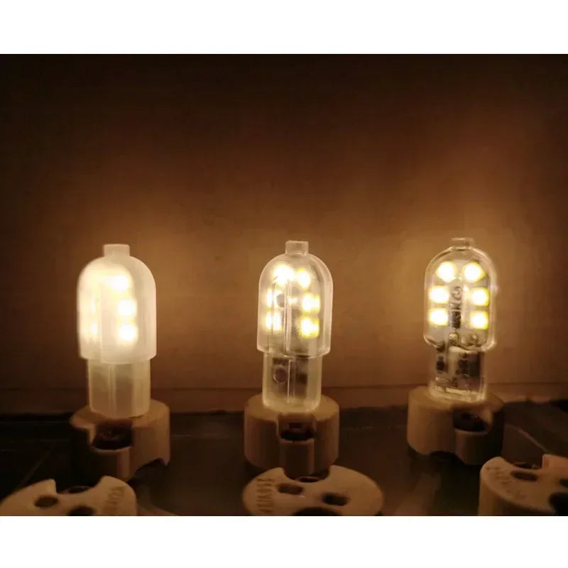 10 Pack G4 12V Led Light Bulb LED Lamp 12LED Replace 30W T3 JC Halogen Bulbs Warm White 3000K Natural White 4000K 6000K