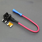 BEECHIP 12V Fuse Holder Add-a-circuit TAP Adapter Micro2 Mini Small Standard ATM APM Blade Auto Fuse  with 10A Blade Car Fuse