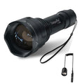UniqueFire 1505 IR 850NM 940NM Mini LED Flashlight Upgraded Version Rechargeable Lamp Torch,Scope Mount,Charger,Remote Pressure