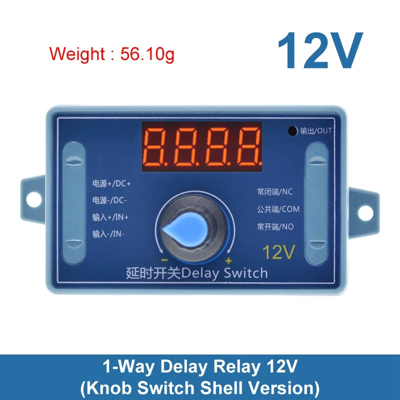 DC 5V 12V 24V 10A Adjustable Time Delay Relay Module 32 Modes LED Digital Timming Trigger Timer Control Switch Pulse Cycle