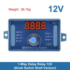DC 5V 12V 24V 10A Adjustable Time Delay Relay Module 32 Modes LED Digital Timming Trigger Timer Control Switch Pulse Cycle