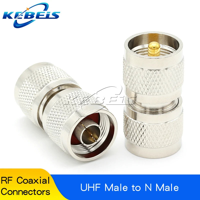 1Pcs UHF SO239 PL259 SO-239 PL-259 Male to N Male to Female Straight Connector UHF to N RF Coaxial Adapter Connector