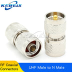1Pcs UHF SO239 PL259 SO-239 PL-259 Male to N Male to Female Straight Connector UHF to N RF Coaxial Adapter Connector