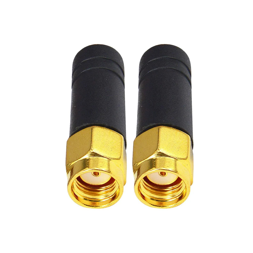 2PCS 2.4G Mini WiFi Antenna 2dBi SMA Male Connecter for Motherboard  Modem USB Adapter AP Client FPV Transmitter Extender