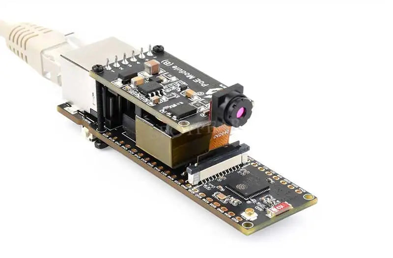 ESP32-S3 PoE RJ45 / OV2640 OV5640 Camera Development Board / W5500 / Micro-SD compatible for Raspberry Pi