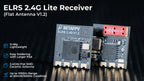 BETAFPV ELRS Lite 2.4GHz V1.2 Receiver ESP8285 SX1280 Flat Antenna 5V Input For Meteor65 Meteor75 Tiny Whoop FPV Racing Drone