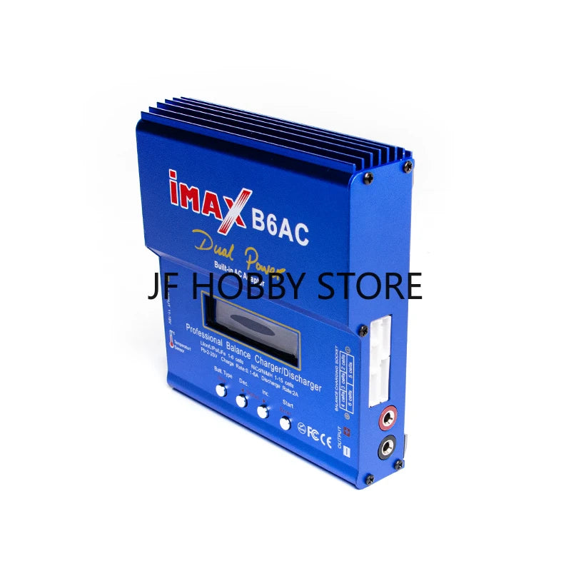 iMAX B6AC 80W 6A Lipo Charger Balancer For Nimh Nicd Lipo LiFe Li-ion Pb Battery LCD Screen Display RC Charger Discharger XT60