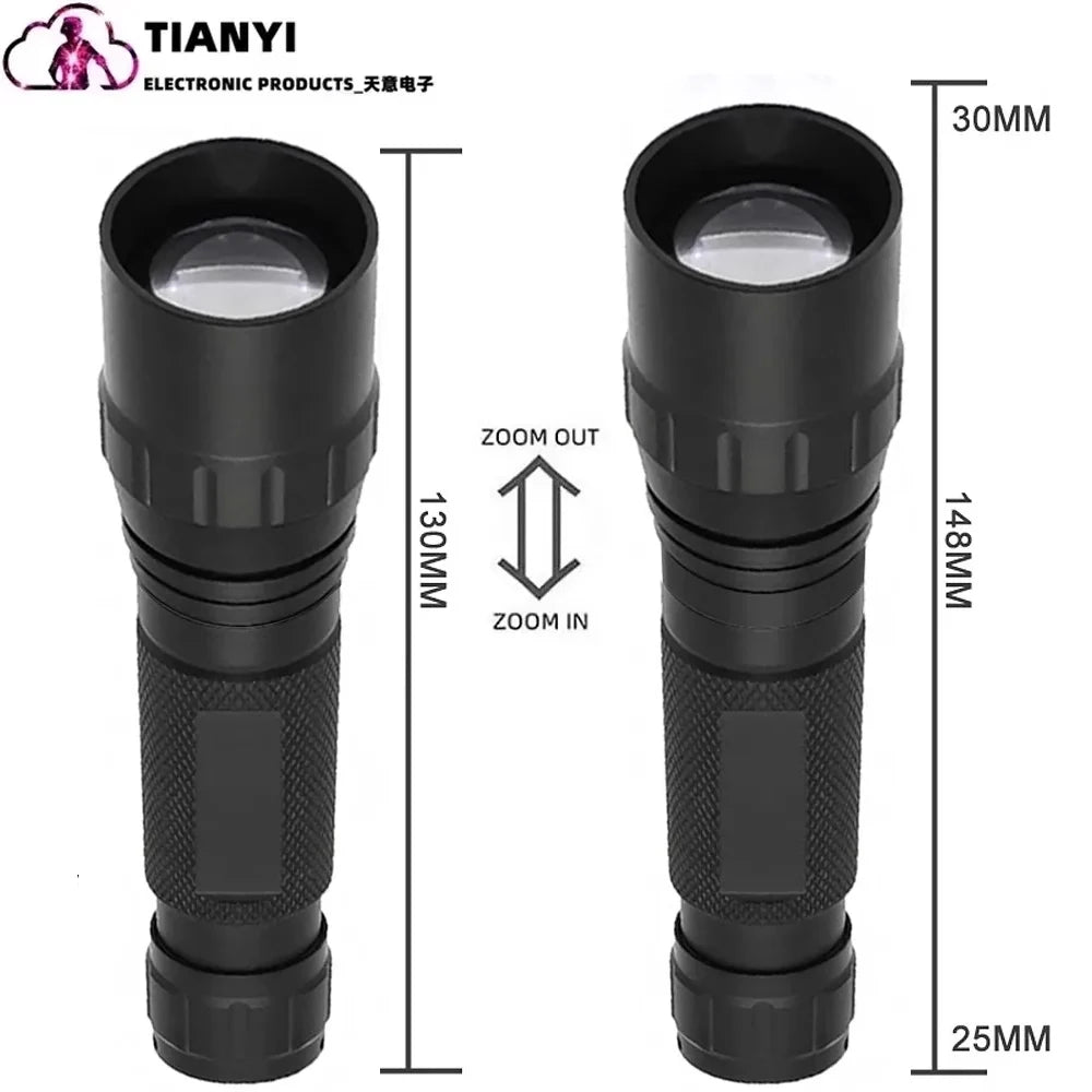 Infrared Complement 7W VCSEL 850nm/940nm Zoom Infrared Flashlight with Mute Adjustable Power 810nm IR Light