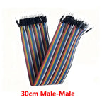 40PCS Jumper Wire DuPont Line DuPont Cable Connection male to male+female to female and male to female for Arduino DIY KIT