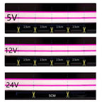 5V 12V 24V Led Neon Strip Light 6mm Narrow Rope Flex Tape Silicon Tube Bar Waterproof DIY Sign Red Green Blue Yellow Pink White