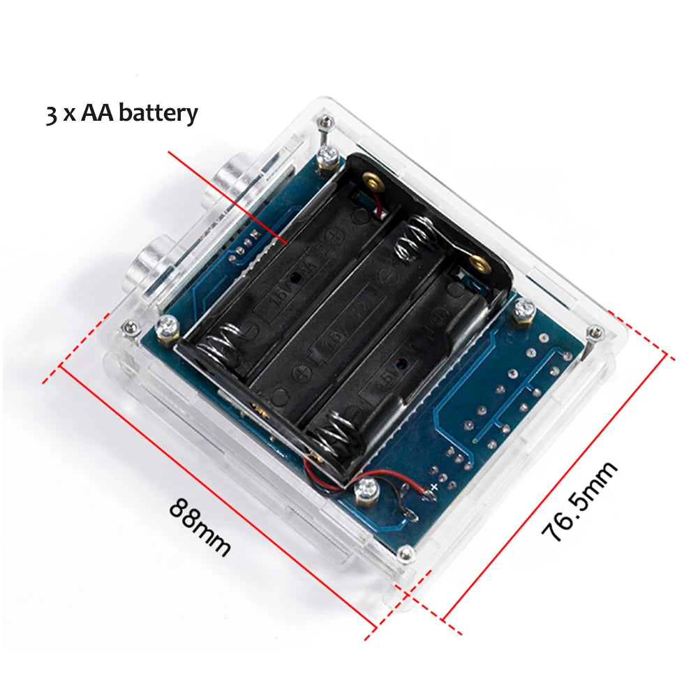 DIY Ultrasonic Rangefinder Kit 0-4M Distance Measuring Car Reverse Radar Alarm 51 Single Chip STC Electronic Welding Parts