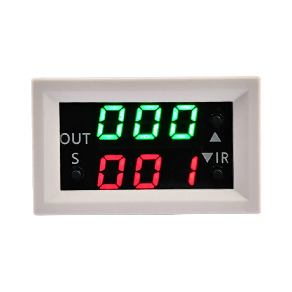 DC 12V Dual LED Display Time Relay Relay Module Timing T2401-N Digital Timer Relay Timing Delay Cycle Time Control Switch Home