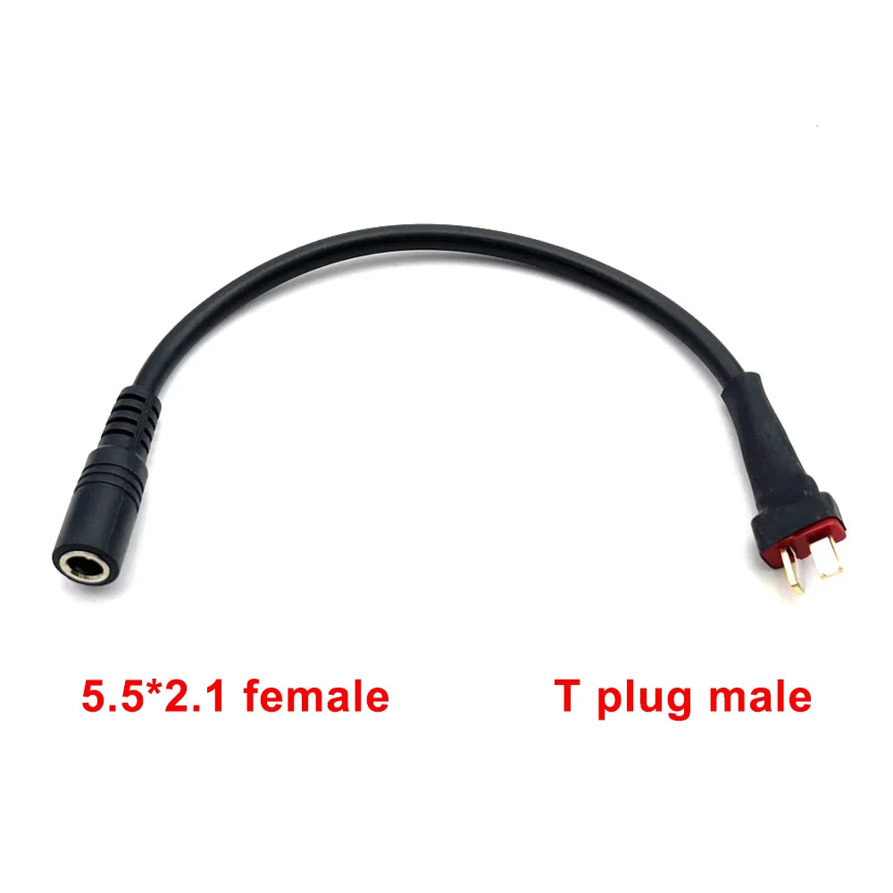 HPXGRC XT60 XT30 T Plug Female Male To DC 5.5*2.1mm Connector Battery Charging Adapter Cable Conversion for DC Power Charger