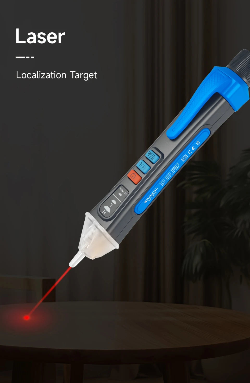 Non-Contact Voltage Tester Pen Smart Voltage Detector Infrared Indicator 12-1000V Test Pencil Breakpoint Finder With Flashlight