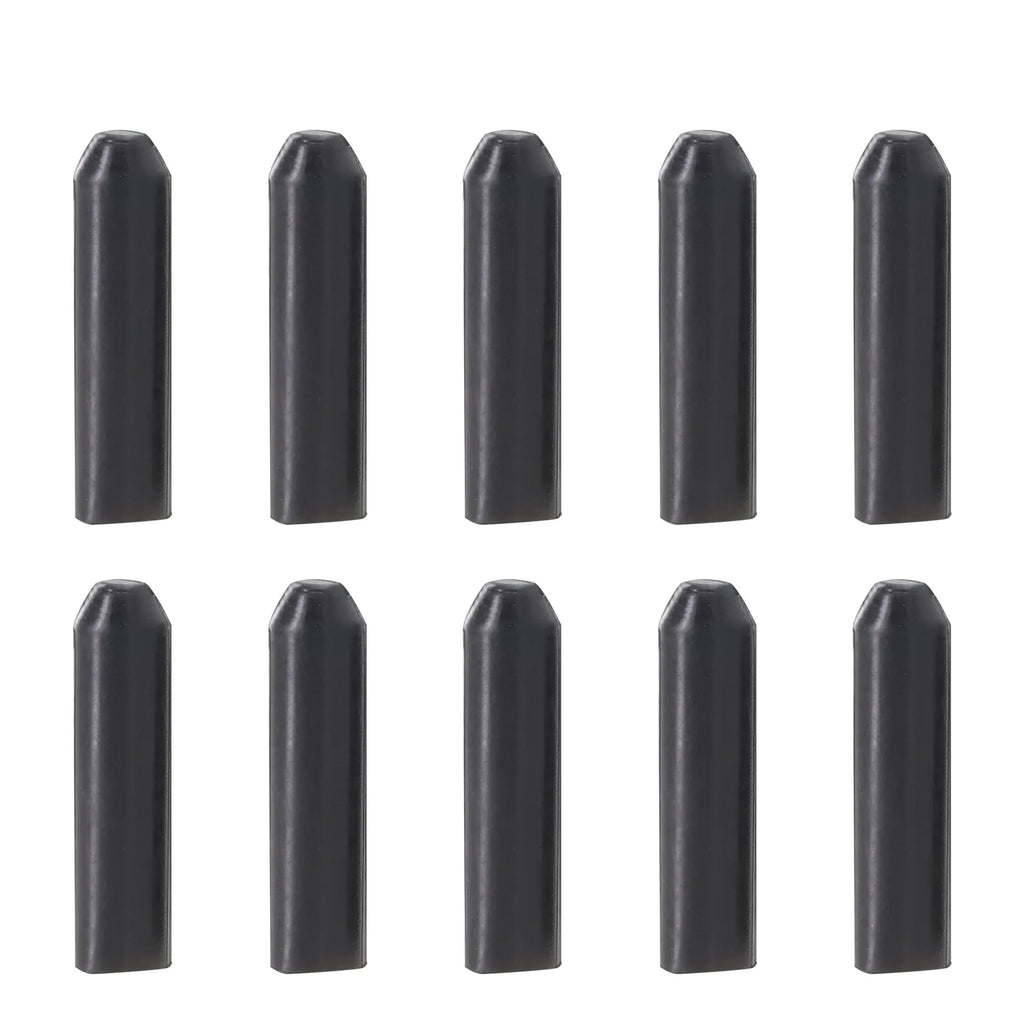 10pcs Warm Shrink End Cap Heat Shrink Cap Black Cable Sealing Cap For Protection Cable End Electrical Equipment