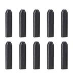 10pcs Warm Shrink End Cap Heat Shrink Cap Black Cable Sealing Cap For Protection Cable End Electrical Equipment