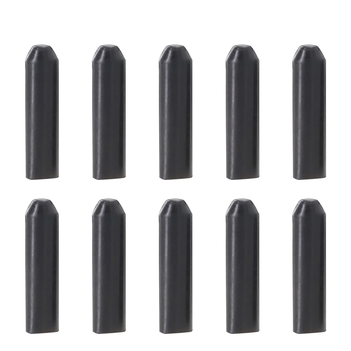 10pcs Warm Shrink End Cap Heat Shrink Cap Black Cable Sealing Cap For Protection Cable End Electrical Equipment