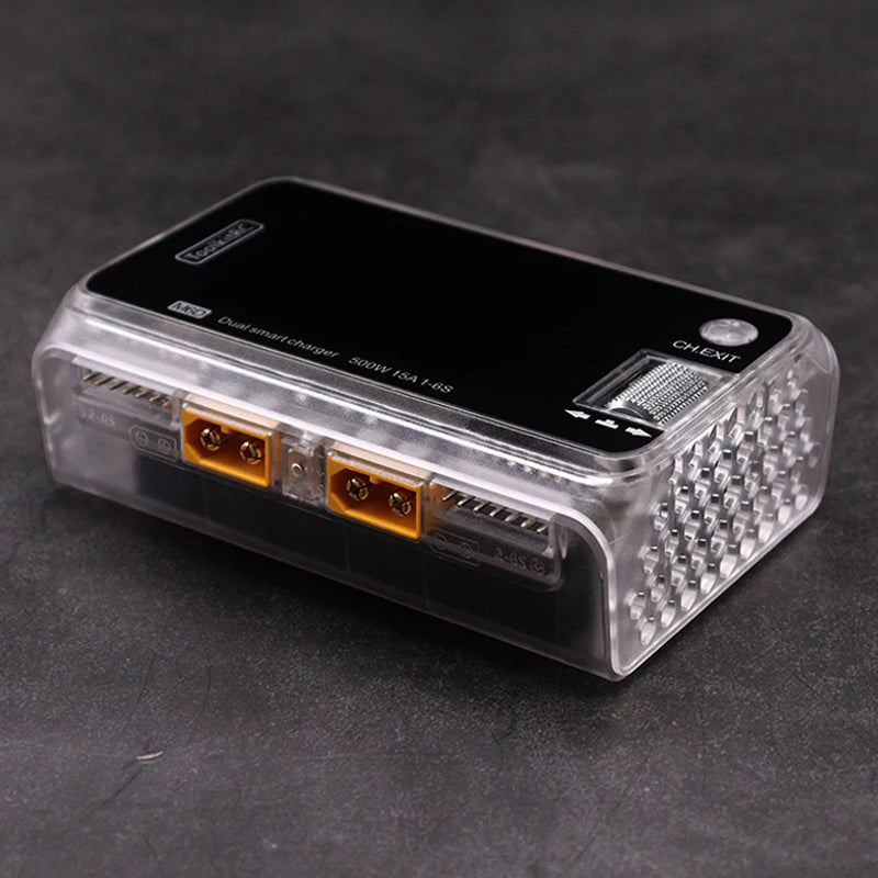ToolkitRC M6D 500W 15A DC Dual Channel MINI Smart Charger Discharger For 1-6S Lipo Battery FPV Model Spare Parts