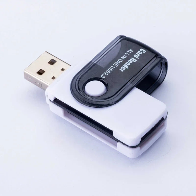 4 in 1 USB Memory Card Reader USB 2.0 to SD Micro SD TF MS M2 Card Adapter for Computer Android Mobile Phone