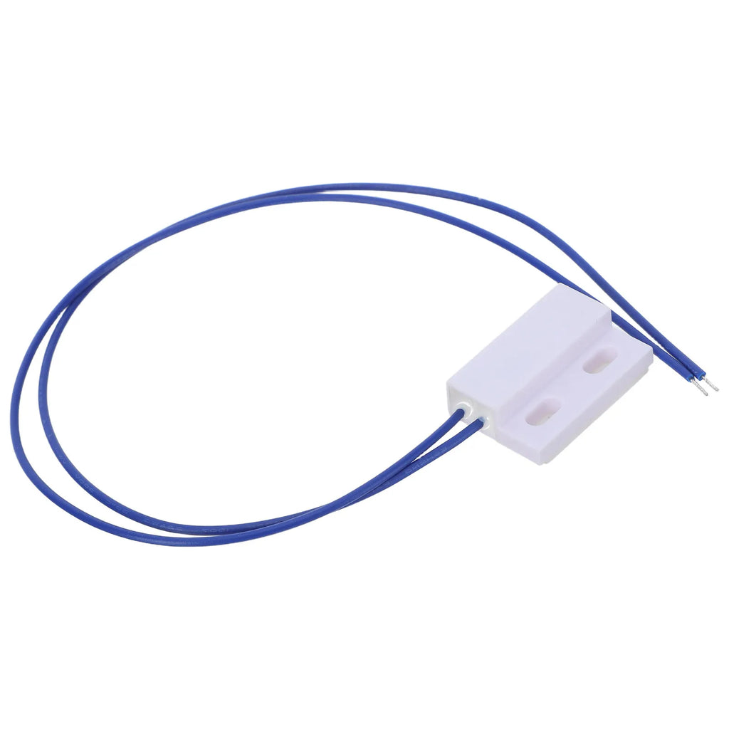 220V Wired Magnetic Door Sensor Alarm Trigger Normally Open for Home Office Security Systems Door Window Fence Cabinet Magnetic