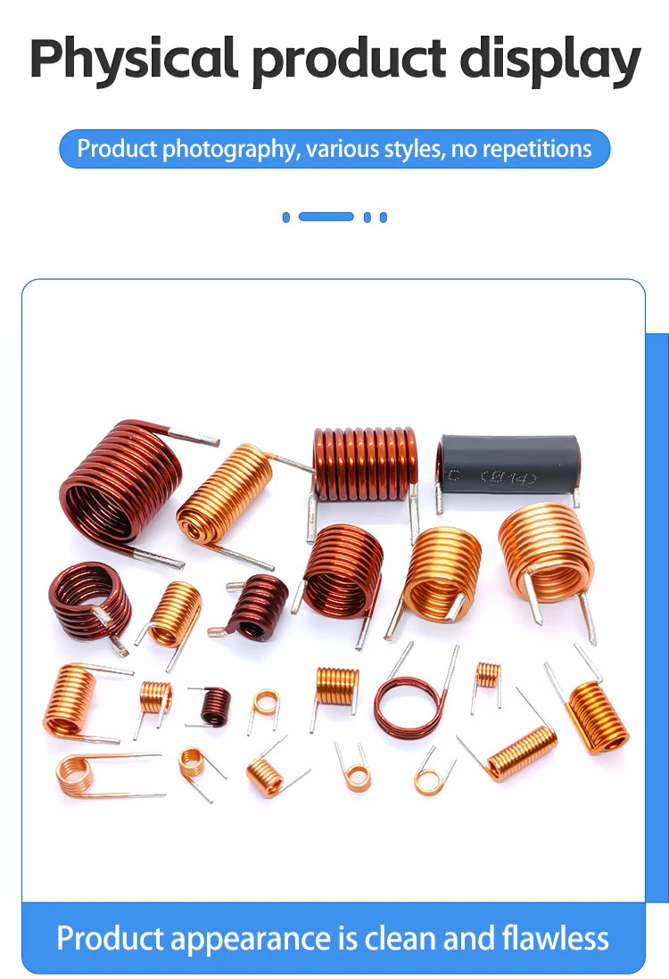 hollow inductor coil inductor copper wire  full specifications