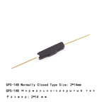 100pcs Reed Switch Magnetic Switch Normally Open Normally Closed NO NC Magnetic Conversion Sensor Induction Switch 4*28MM 1.8*10