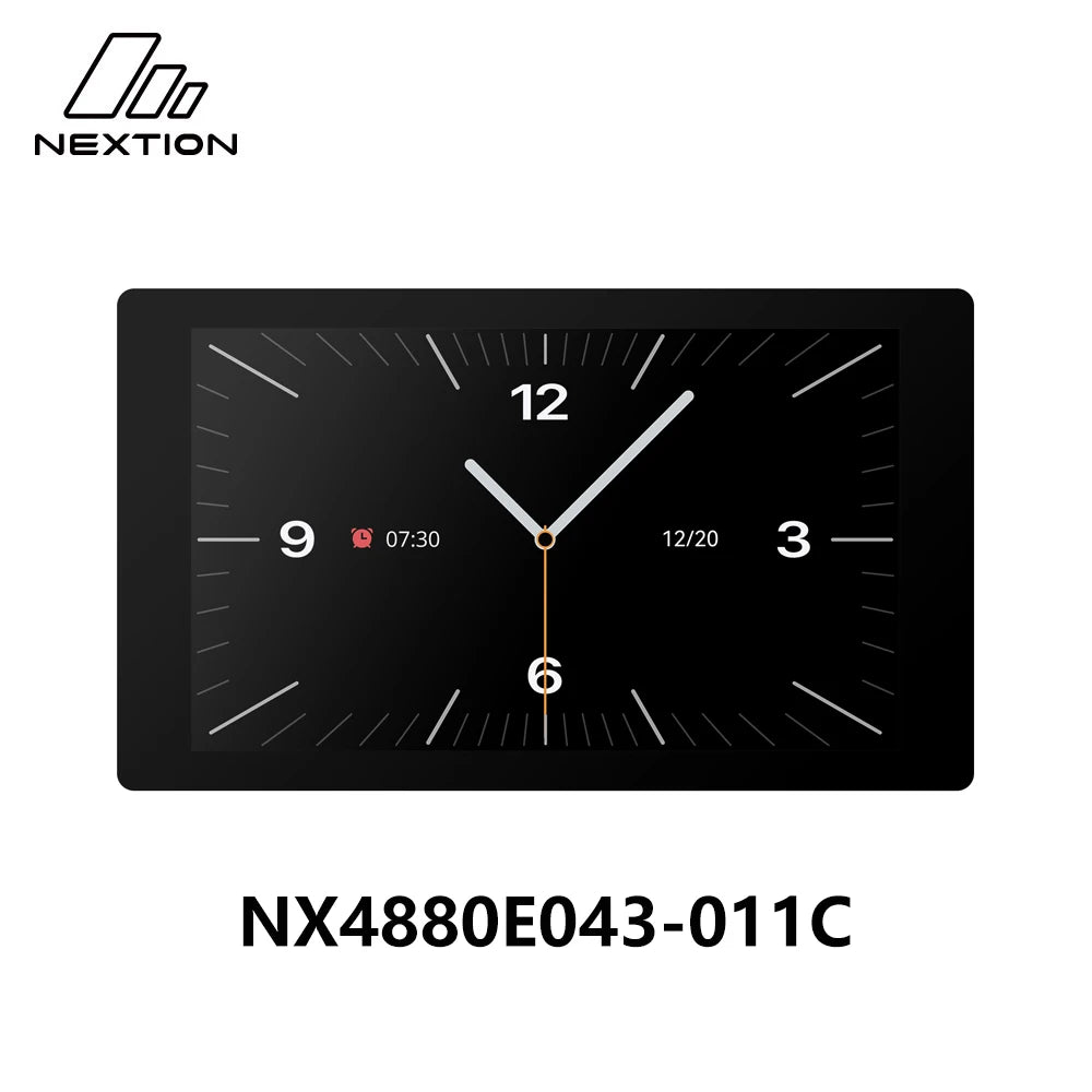 NEXTION NX4880E043-011C 4.3" Edge Series HMI Touch Display LCD-TFT Capacitive Screen Panel Module Built-in RTC Without Enclosure