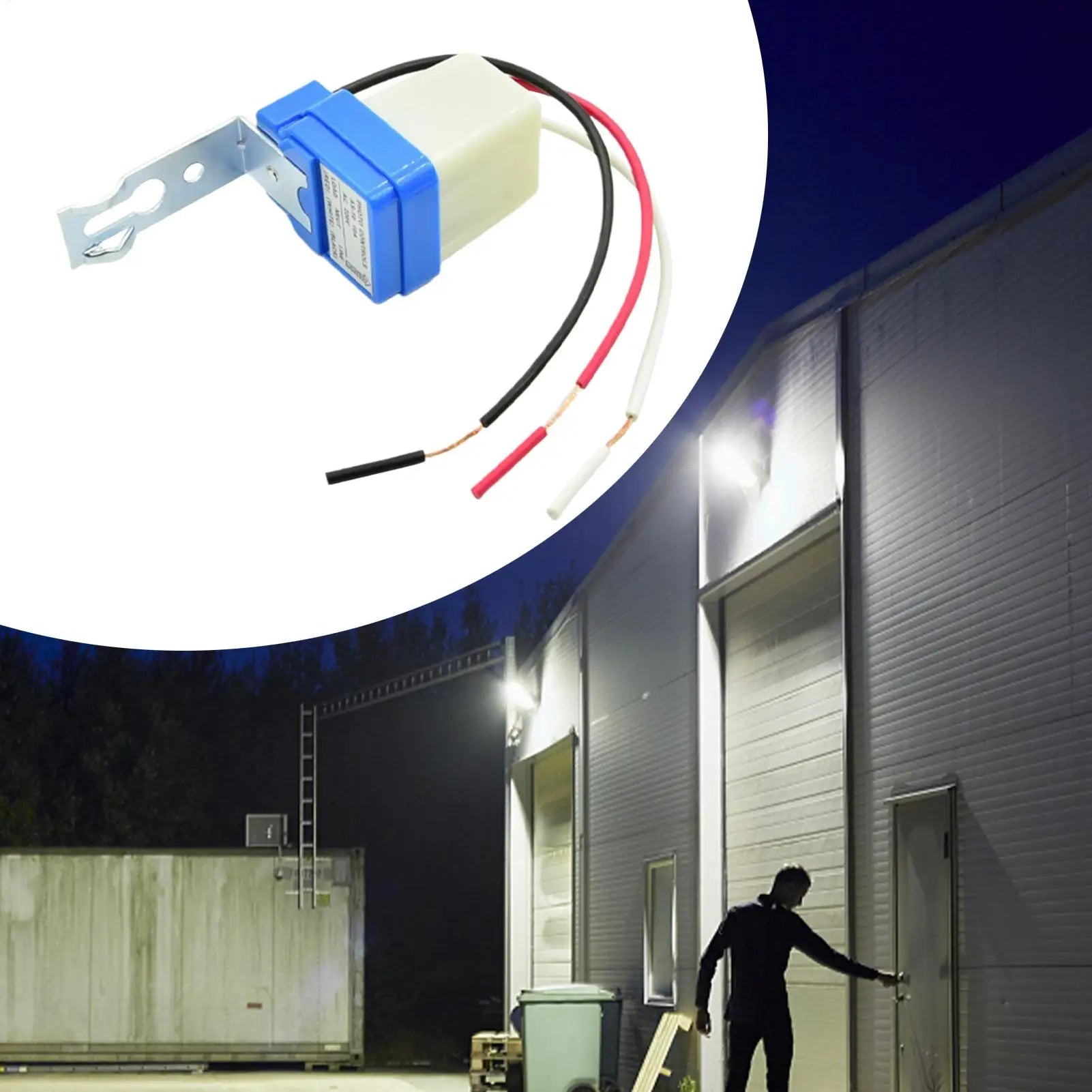 Photoelectric Sensor Light Control Sensor Button Dusk To Dawn Day Night Sensor Photoelectric Control Auto Light Photo Cell