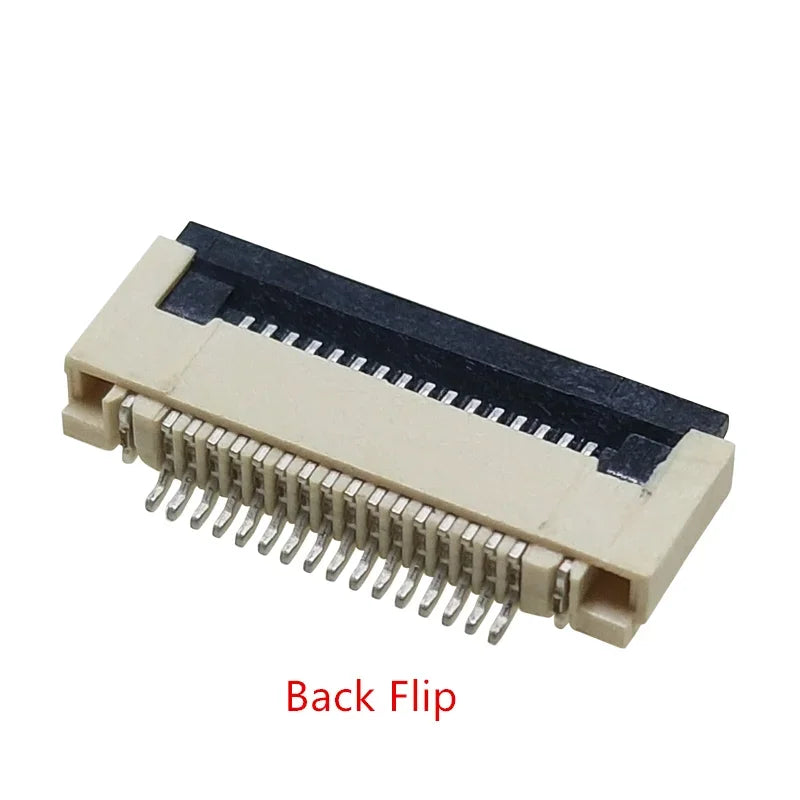 10Pcs FPC FFC Connector 0.5mm 1.0mm AWM 20624 80C 60V VW-1 Flat Cable PCB 4/5/6/7/8/10/12/14/16/18/20/26/30/32/36/40/50/60Pin
