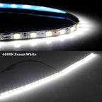 Super Bright HID White T10 LED Strip Light For Car Trunk Cargo Area or Interior Illumination White 6000K DIY W5W LED Lights Bar