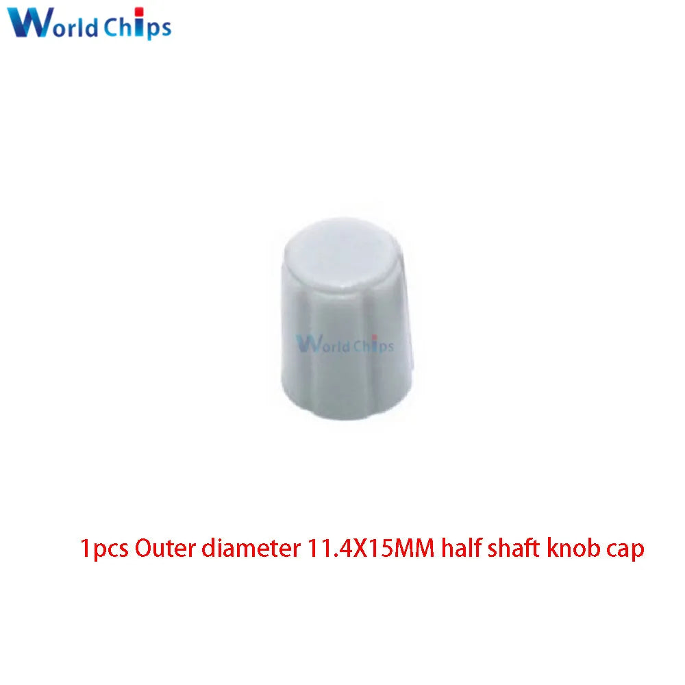 10 PCS 360 Degrees Rotary Encoder Module KY-040 HW-040 Sensor Switch 6MM Half Shaft Potentiometer Rotary Knob Cap 15×17 15×13.5