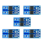 1-10pcs 15A 400W MOSFET Trigger Switch Driver Module PWM Regulator Control Panel DC 5V-36V Dual MOS High Current for Arduino