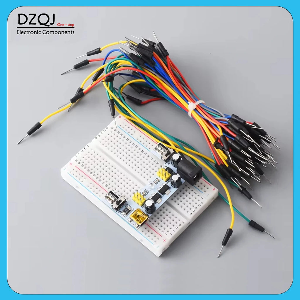 Solderless Breadboard 830 400 Point MB-102 SYB-170 Prototype Board Dupont Wire Jumper Kit for Arduino DIY Electronics